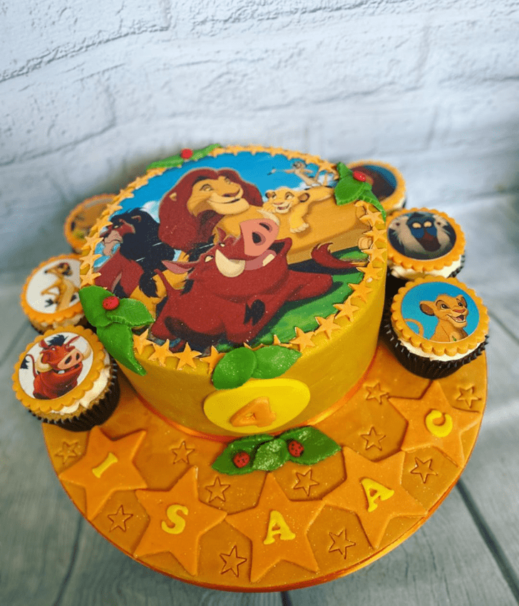 Enticing Lion King Cake