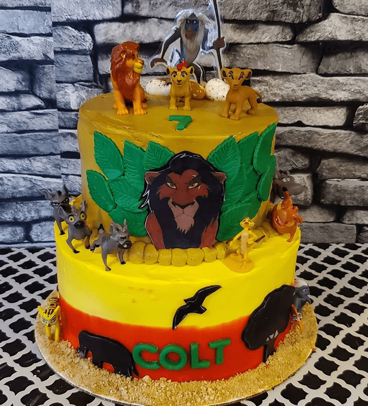 Ideal Lion King Cake