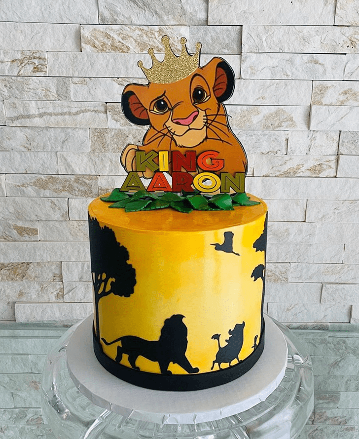 Magnificent Lion King Cake