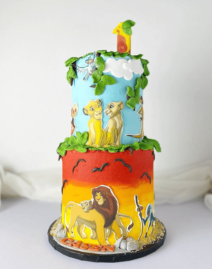 Nice Lion King Cake