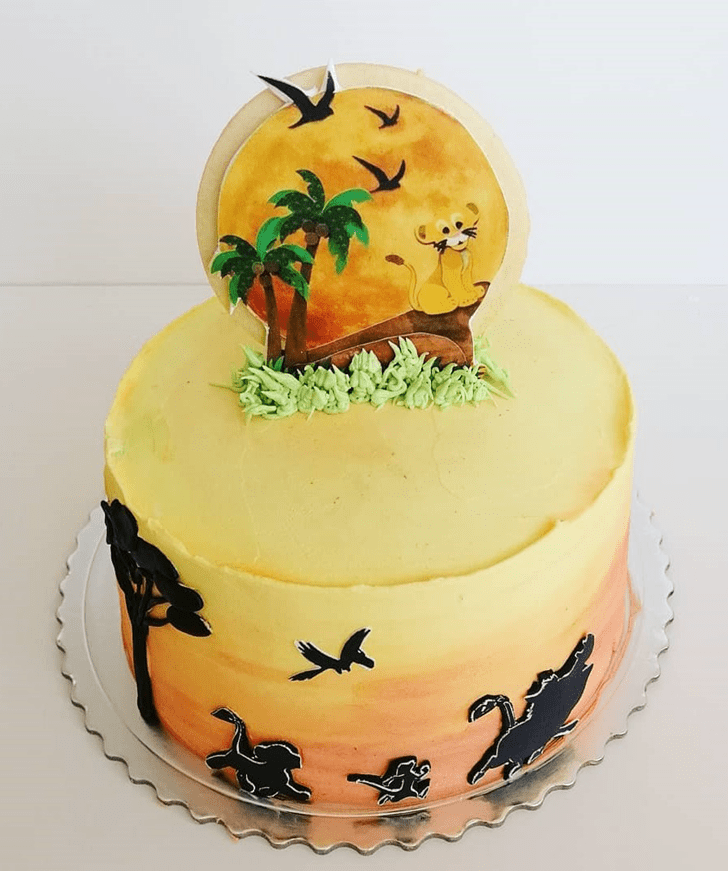 Refined Lion King Cake