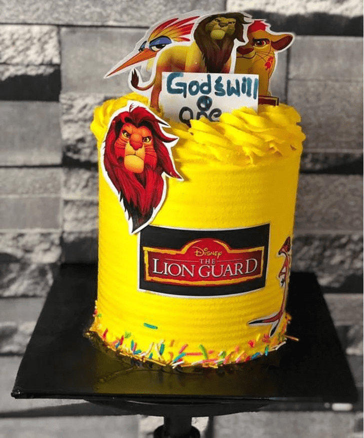 Adorable Lion Guard Cake