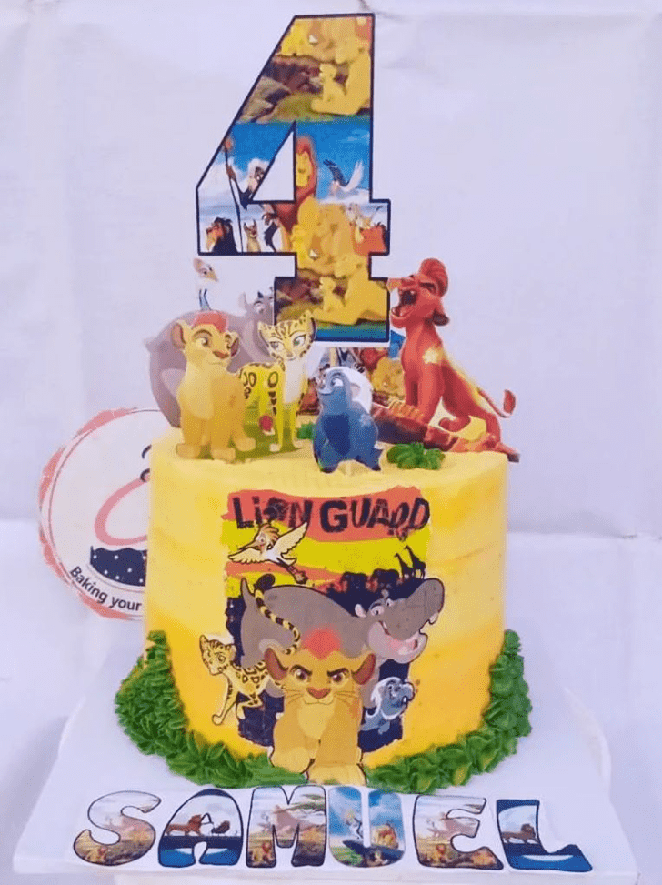 Alluring Lion Guard Cake