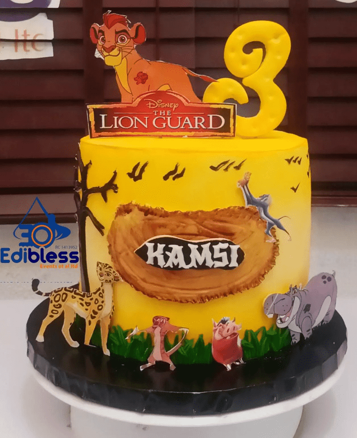 Appealing Lion Guard Cake
