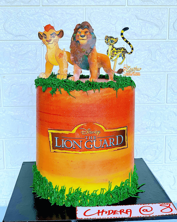 Charming Lion Guard Cake