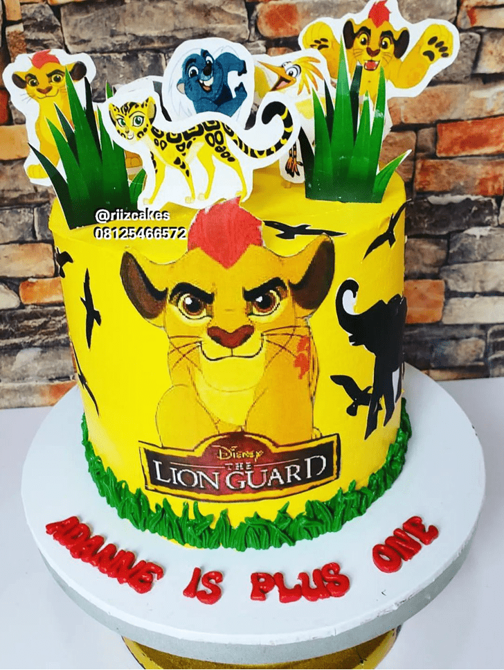 Mesmeric Lion Guard Cake
