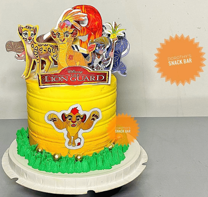 Wonderful Lion Guard Cake Design