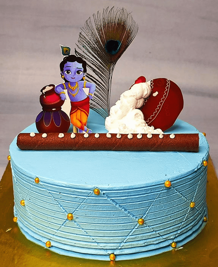 Adorable Little Krishna Cake