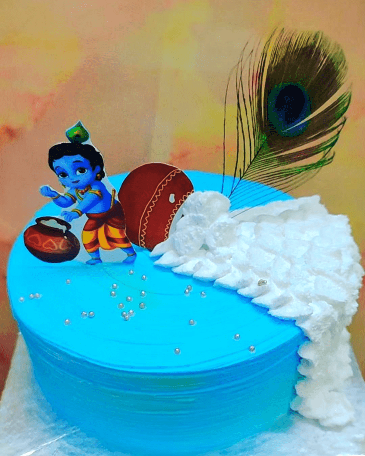 Alluring Little Krishna Cake