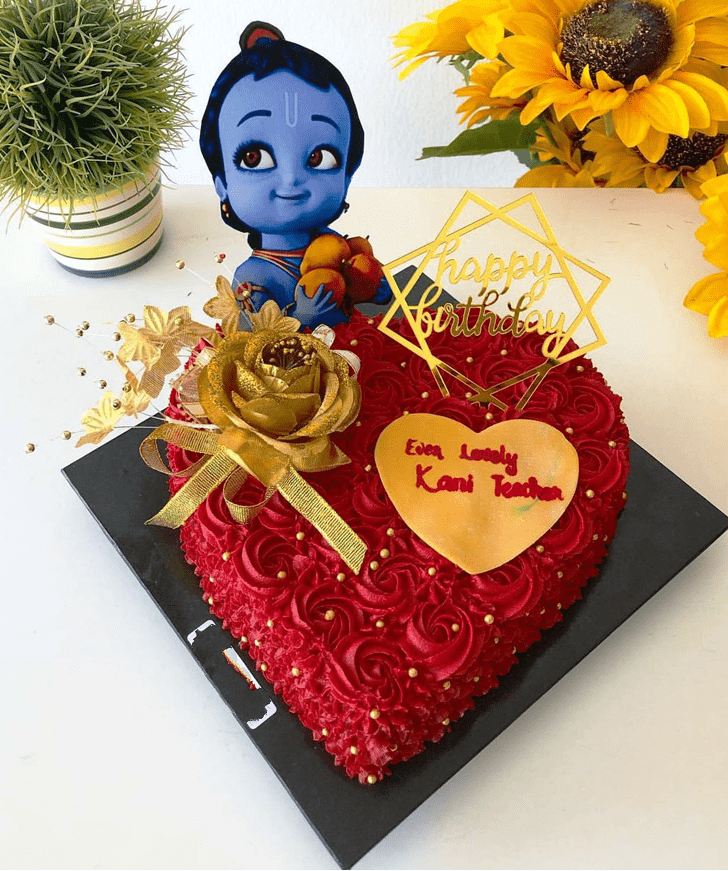 Dazzling Little Krishna Cake