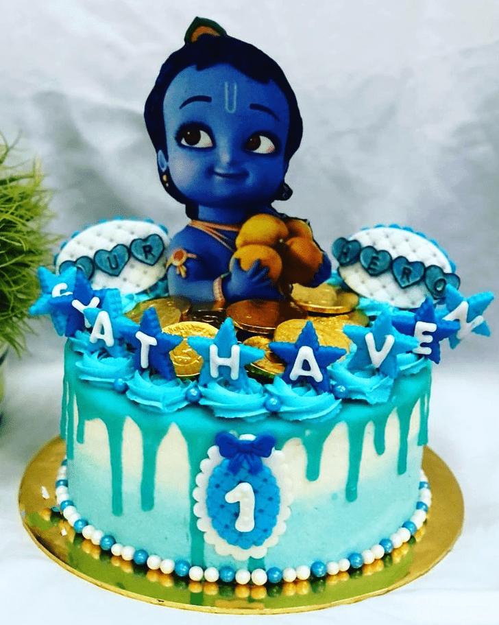 Delightful Little Krishna Cake