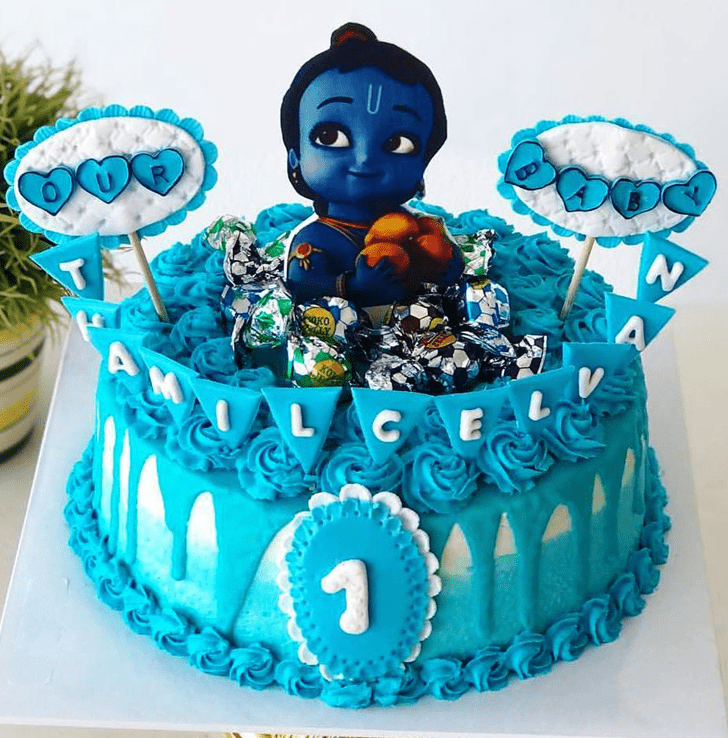 Gorgeous Little Krishna Cake