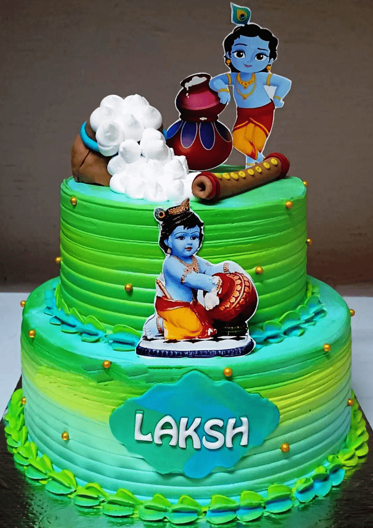 Magnetic Little Krishna Cake