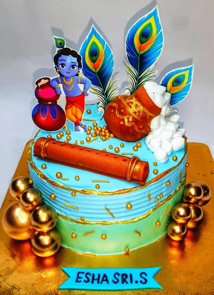 Marvelous Little Krishna Cake