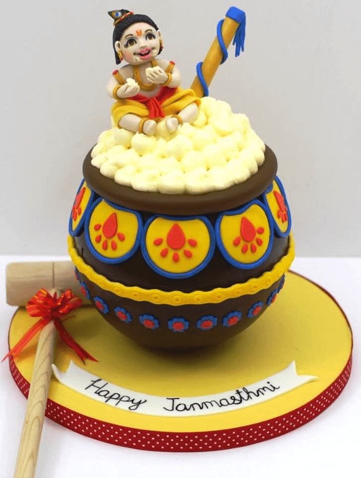 Mesmeric Little Krishna Cake