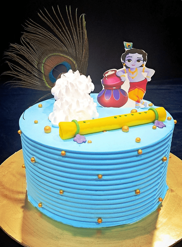 Pretty Little Krishna Cake