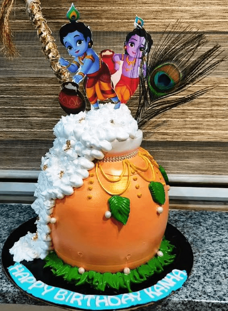 Ravishing Little Krishna Cake