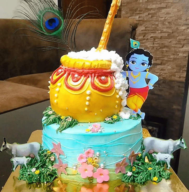 Wonderful Little Krishna Cake Design