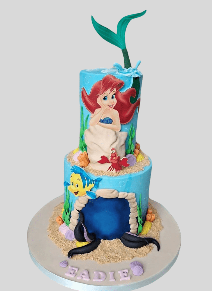 Admirable Little Mermaid Cake Design