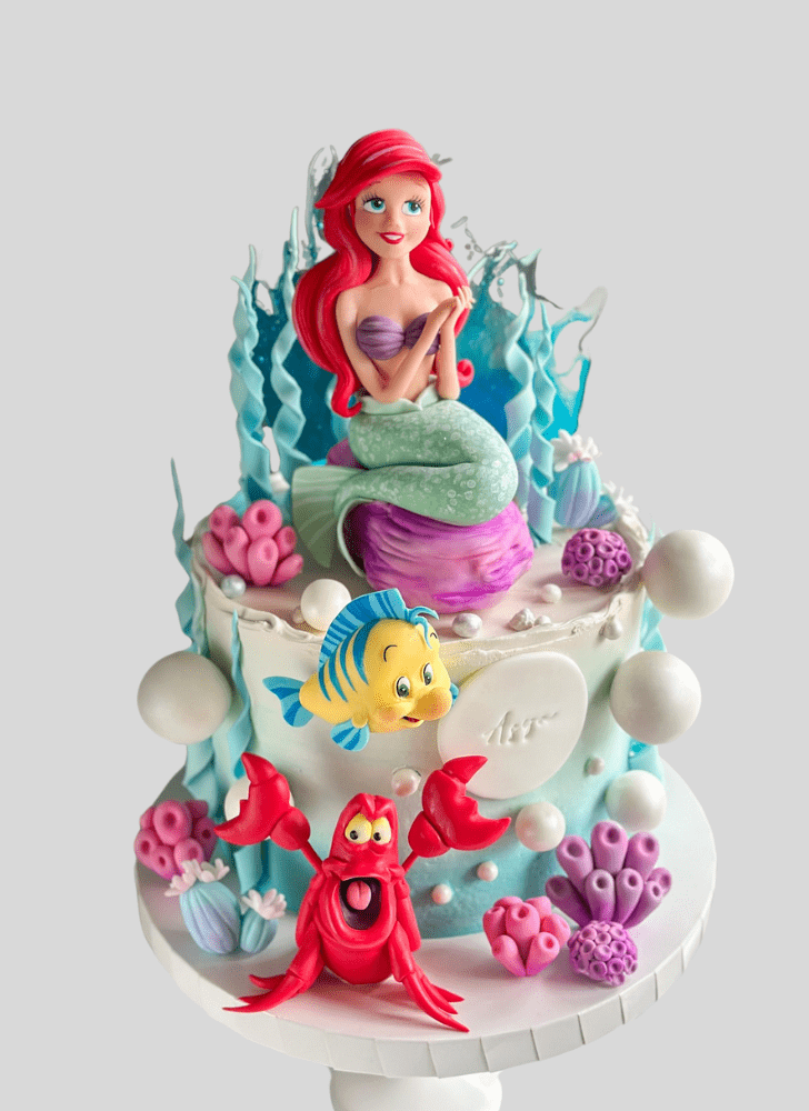 Charming Little Mermaid Cake