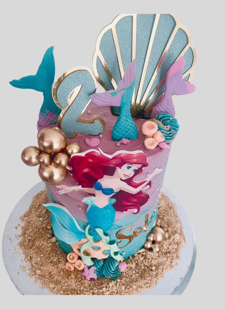 Dazzling Little Mermaid Cake