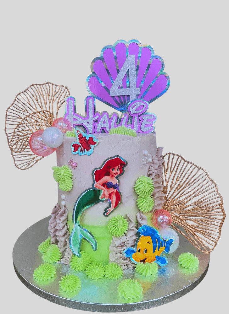 Exquisite Little Mermaid Cake