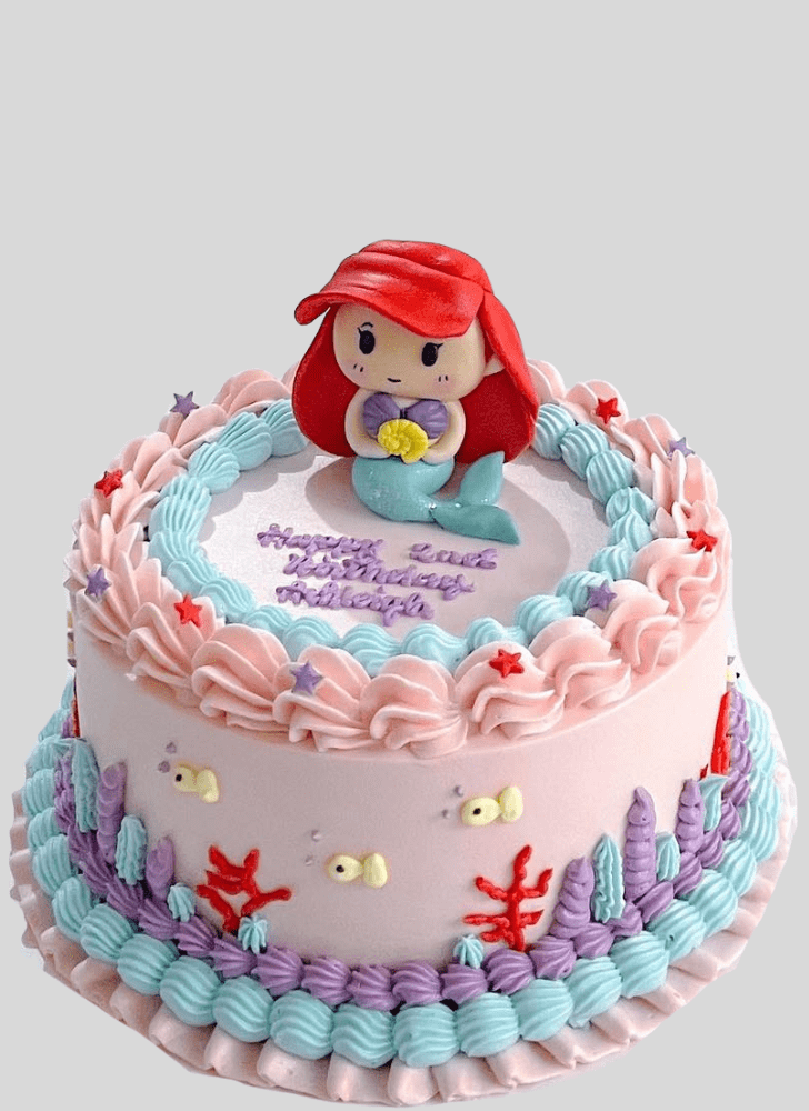 Good Looking Little Mermaid Cake