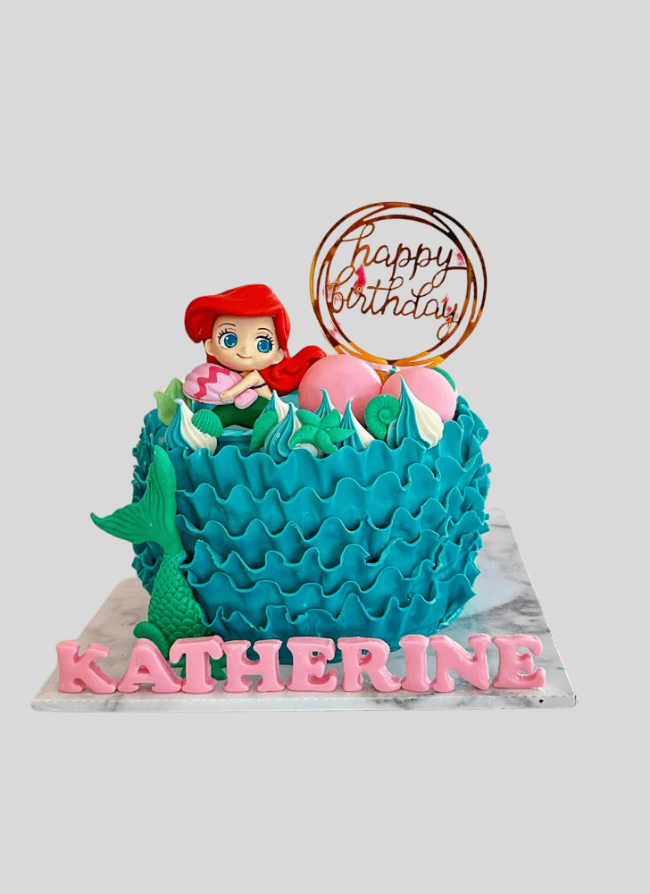 Handsome Little Mermaid Cake