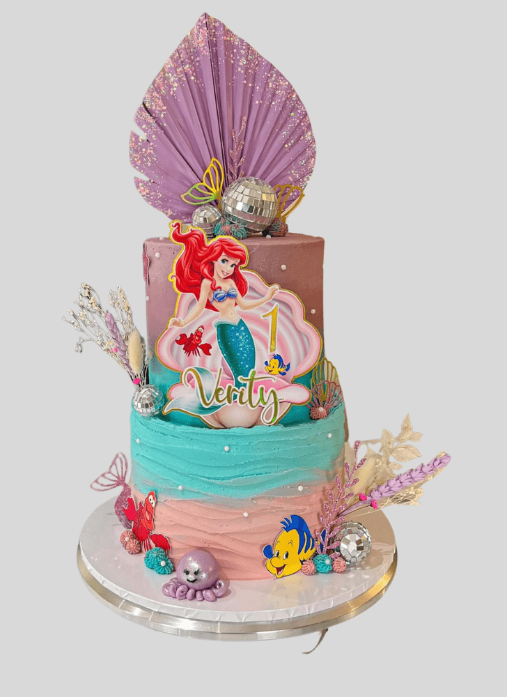 Magnetic Little Mermaid Cake