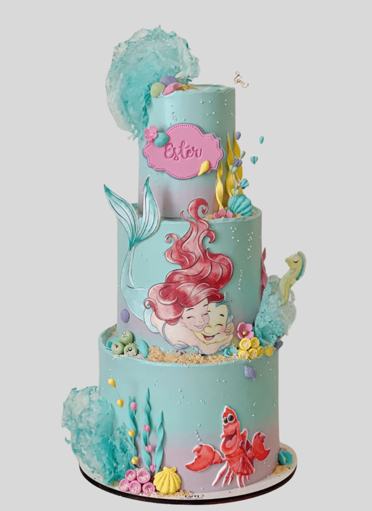 Magnificent Little Mermaid Cake