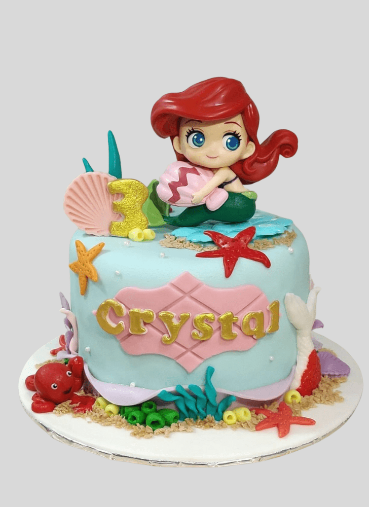 Marvelous Little Mermaid Cake