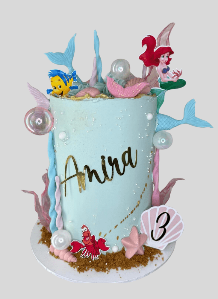 Pleasing Little Mermaid Cake