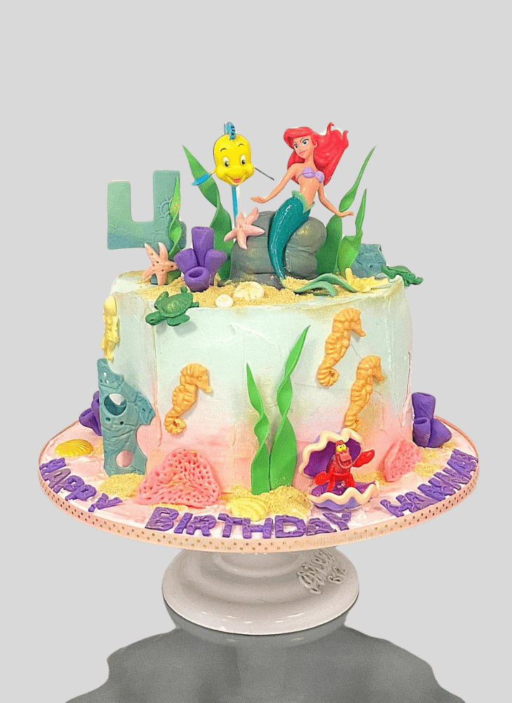 Ravishing Little Mermaid Cake