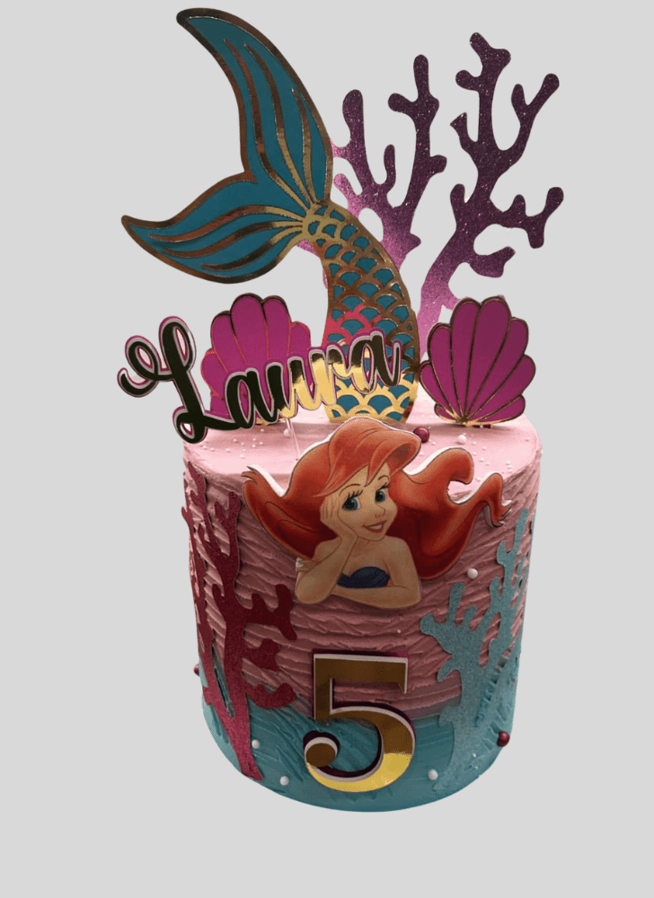 Refined Little Mermaid Cake