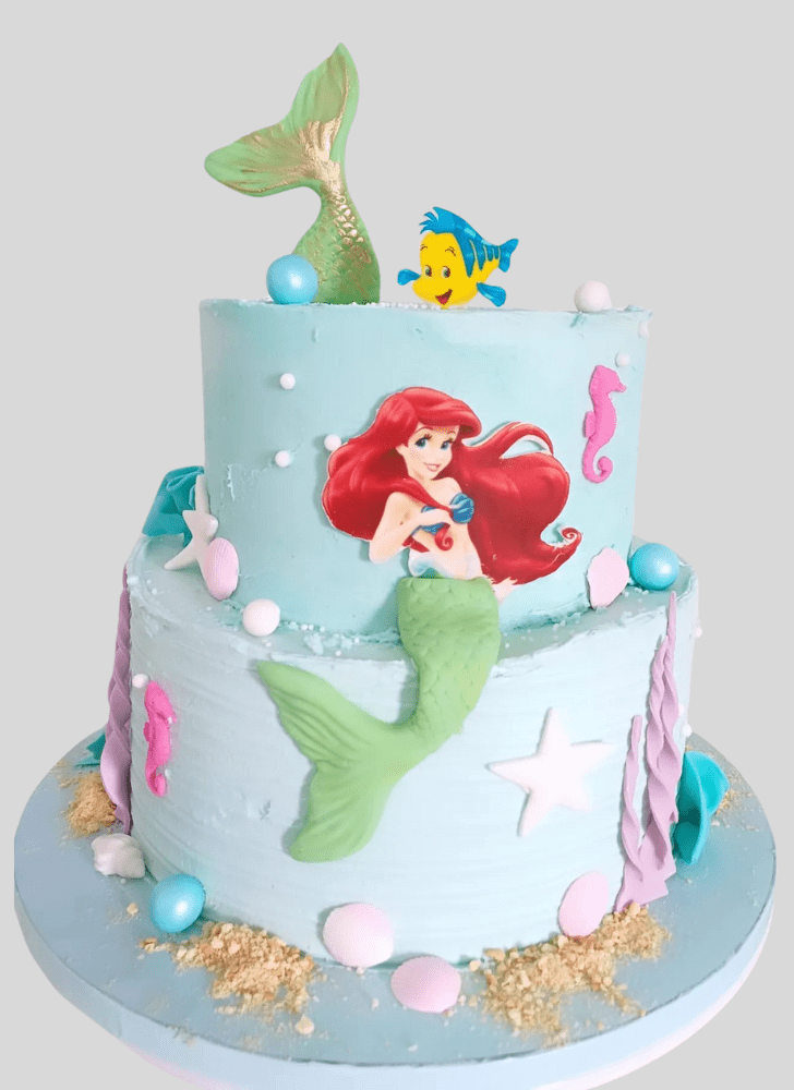 Shapely Little Mermaid Cake