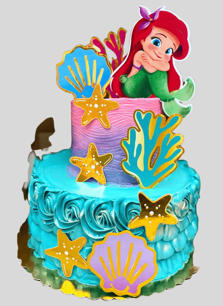 Slightly Little Mermaid Cake