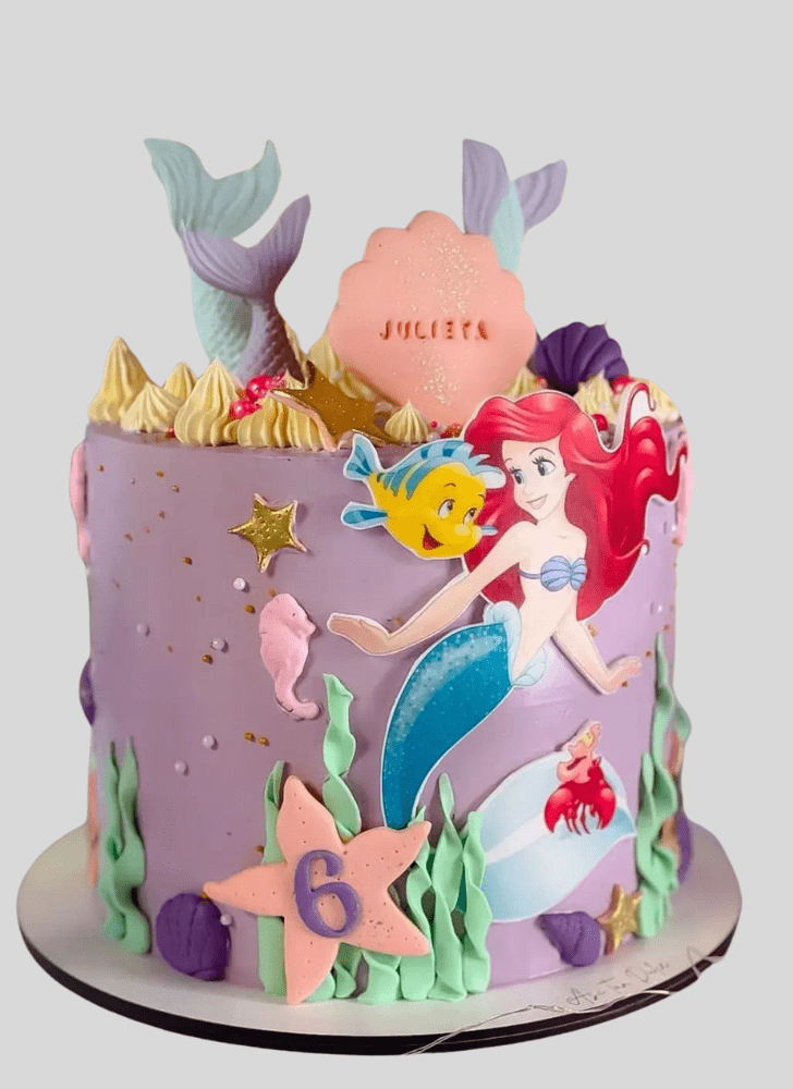 Stunning Little Mermaid Cake