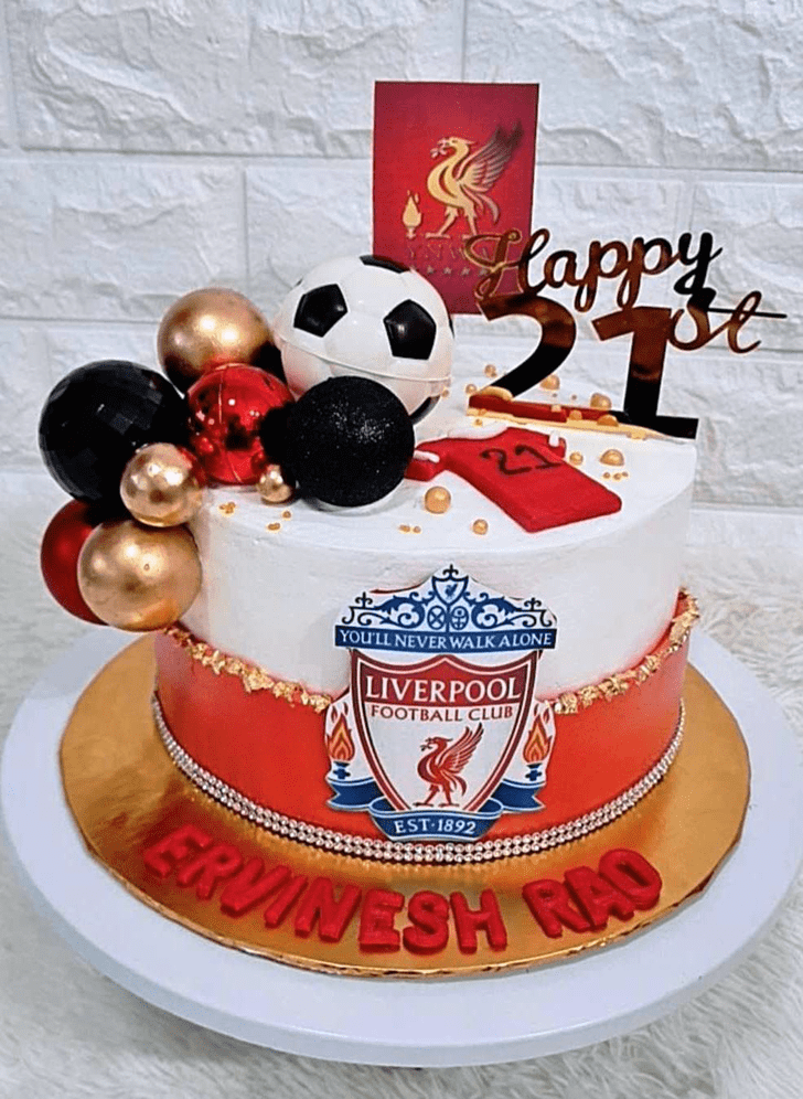 Charming Liverpool Cake