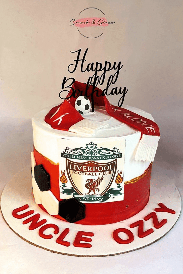 Pretty Liverpool Cake