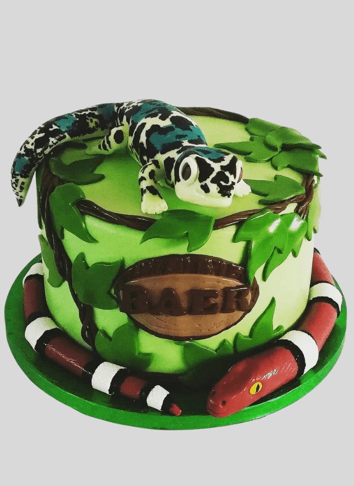 Enticing Lizard Cake