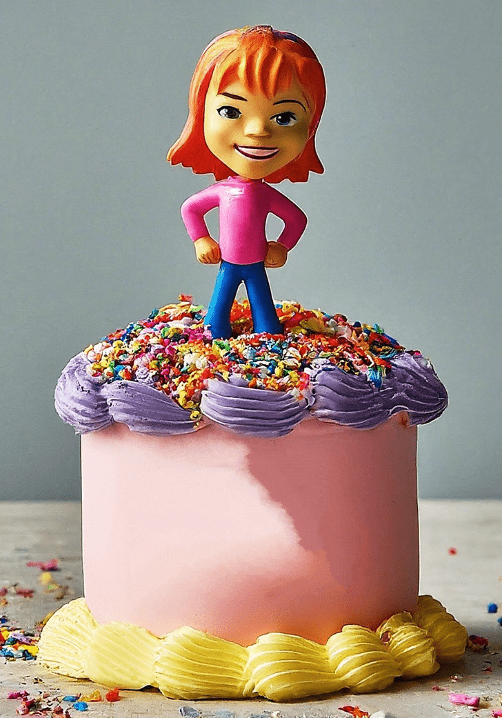 Shapely Lizzie McGuire Cake