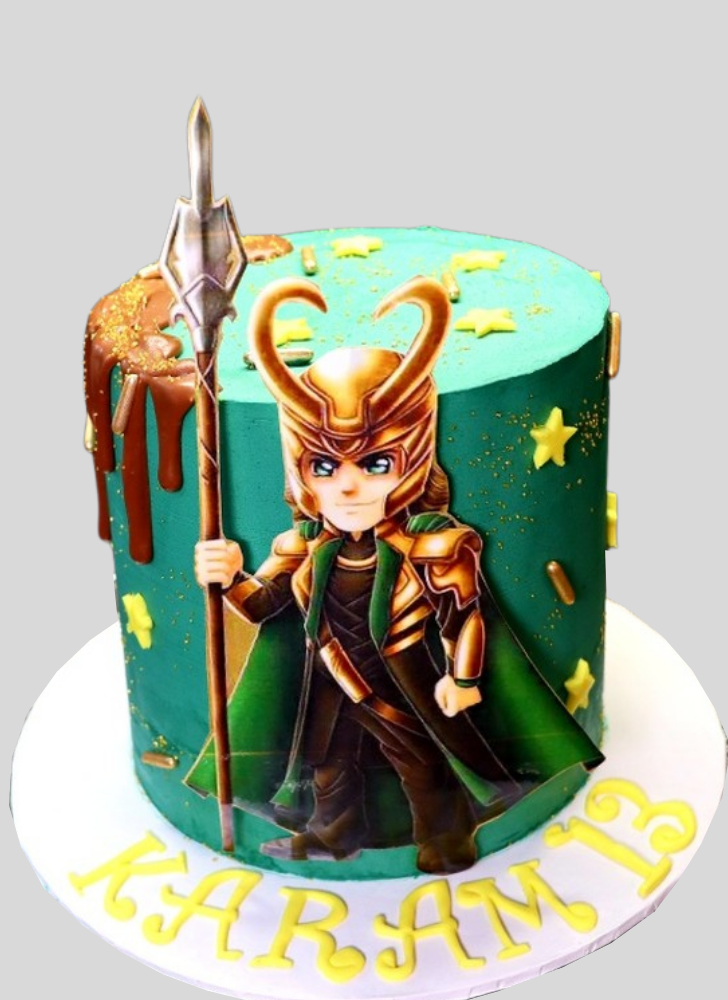 Adorable Loki Cake
