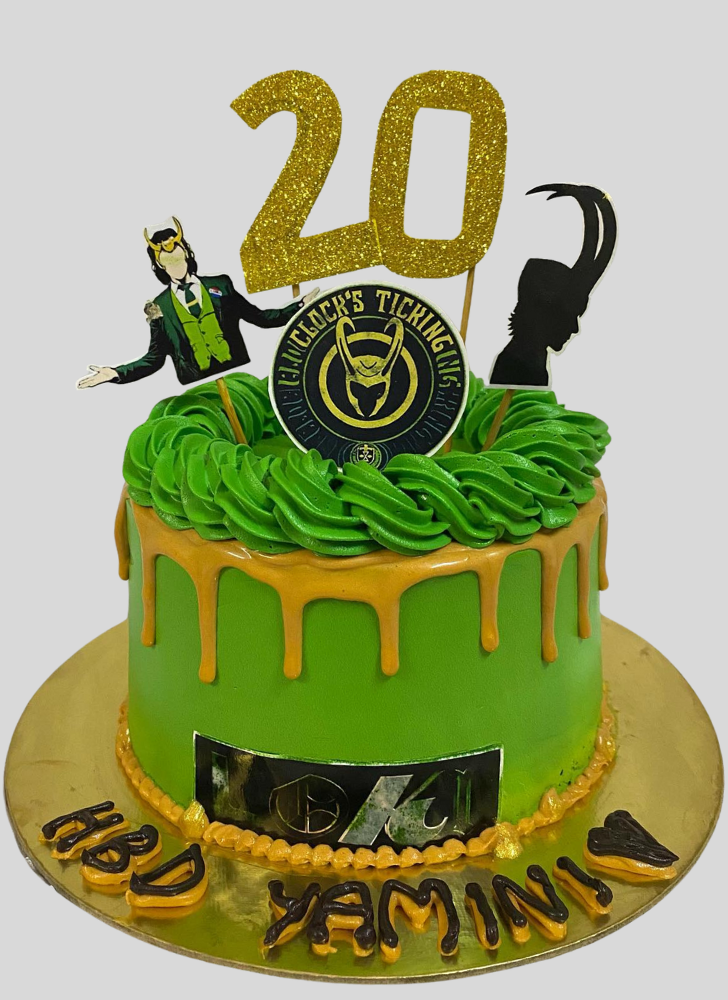 Alluring Loki Cake