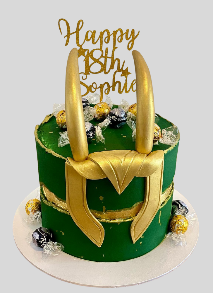 Enthralling Loki Cake