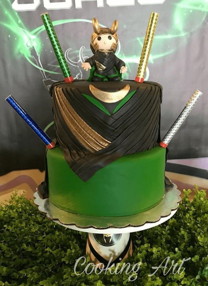 Charming Loki Cake