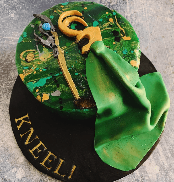 Elegant Loki Cake