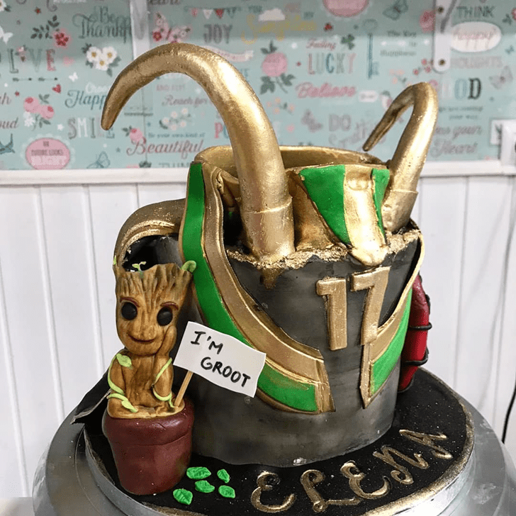 Excellent Loki Cake