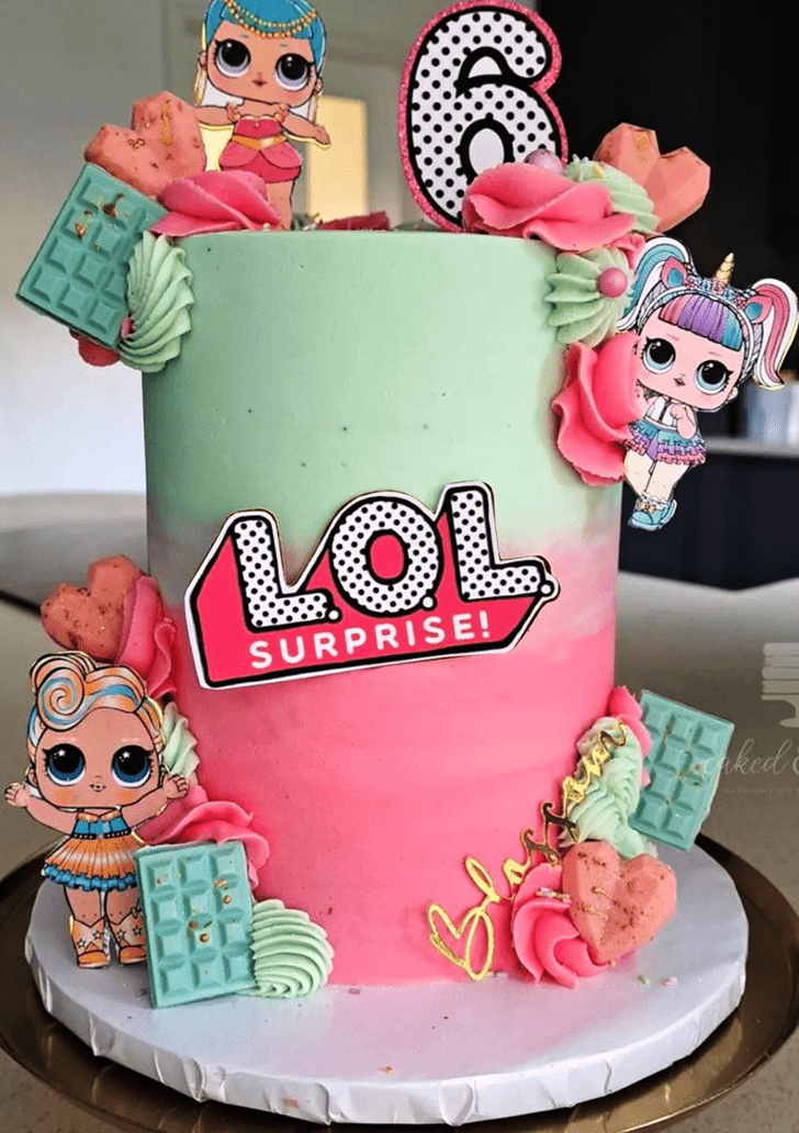 Adorable Lol Surprise Doll Cake