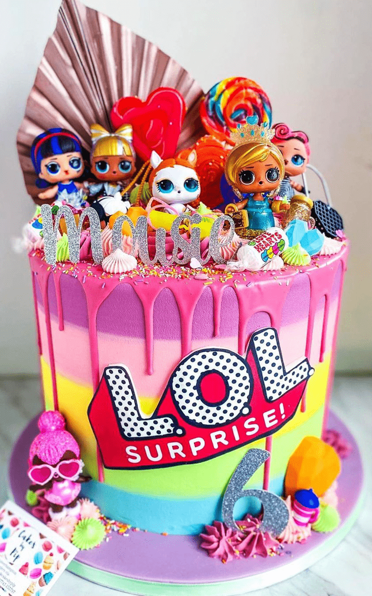 Appealing Lol Surprise Doll Cake