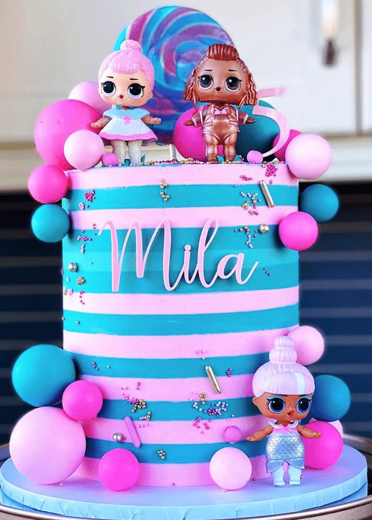 Cute Lol Surprise Doll Cake